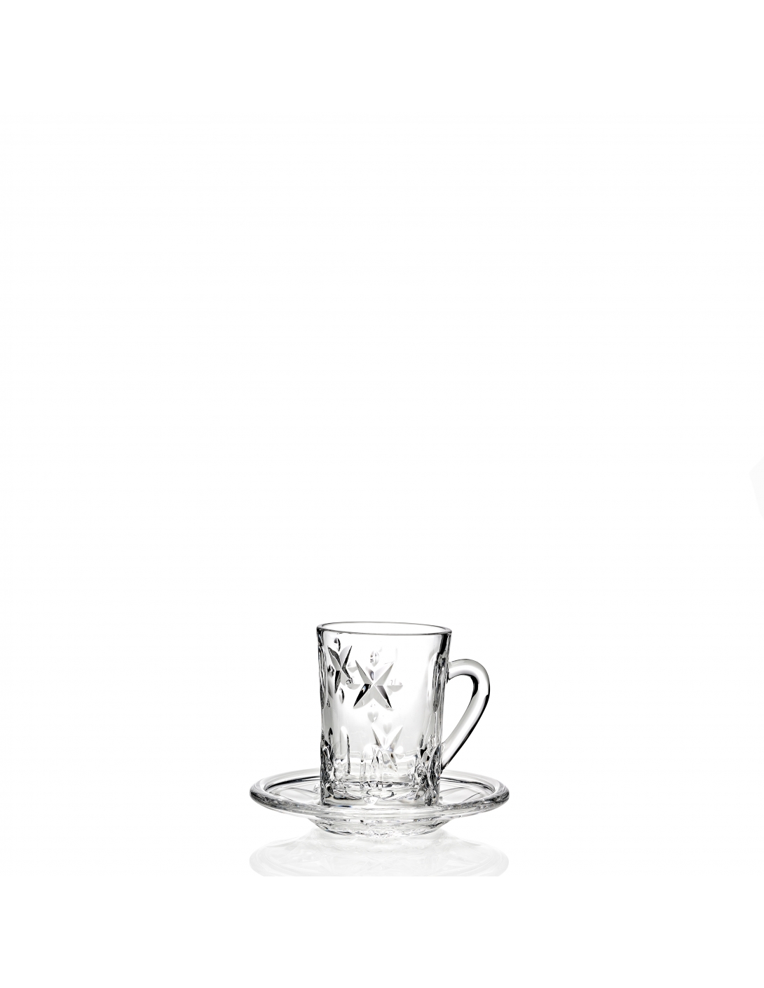 Tea tumbler with saucer